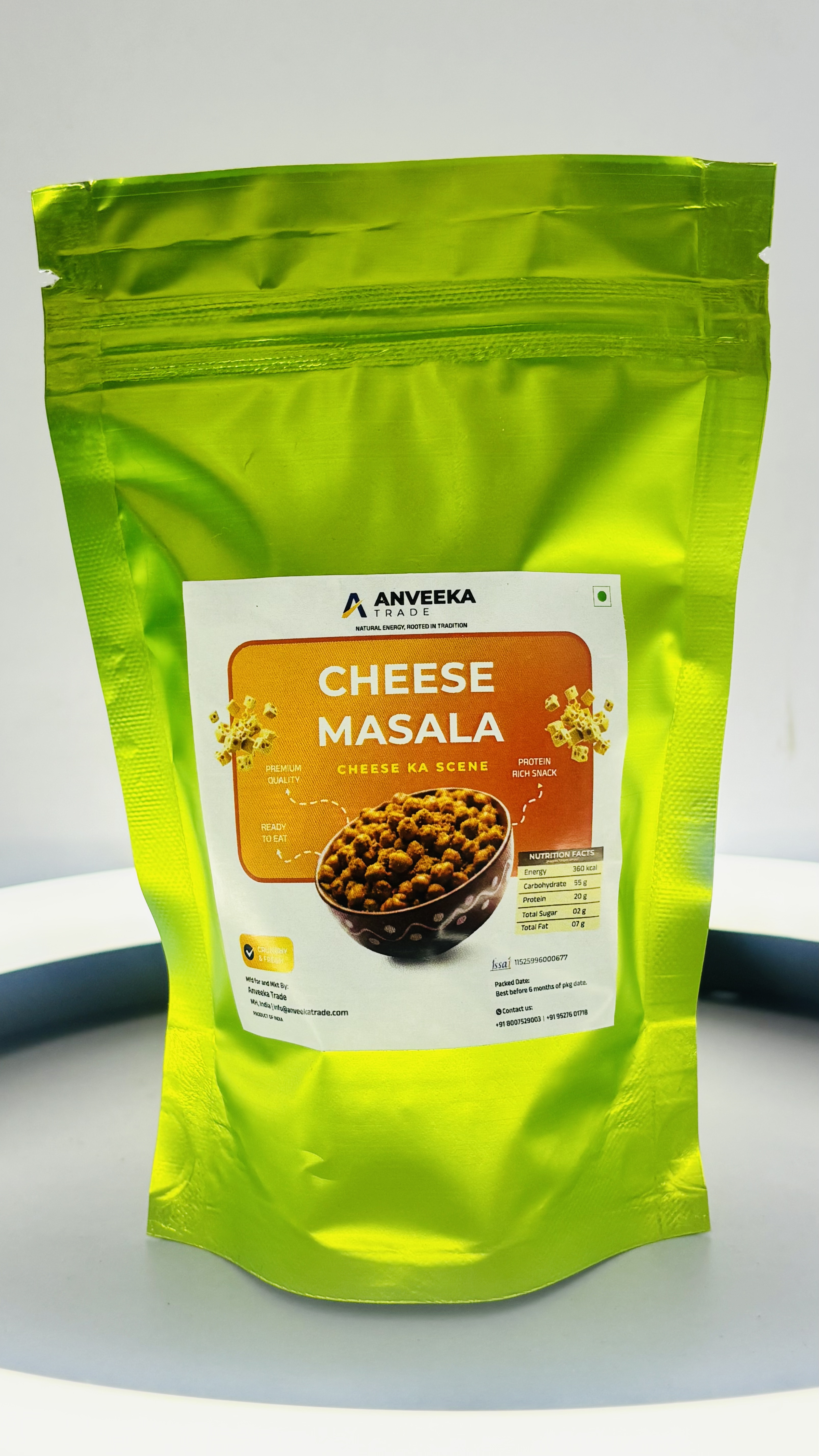Cheese Masala roasted gram — golden, indulgent, 100g